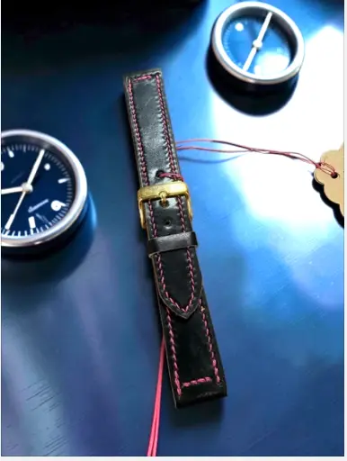 Leather Watch Strap - BRG